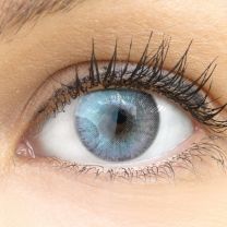 Mirel Ice Gray Grau - Graue farbige Kontaktlinsen ohne Stärke