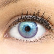 Olbia Ash Blue Blau - blaue farbige Kontaktlinsen ohne Stärke