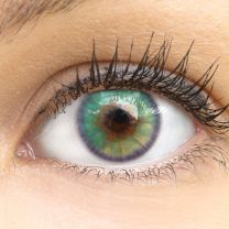 Olbia Jade Green Grün - grüne farbige Kontaktlinsen ohne Stärke