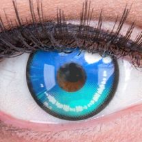 Anime Arc 2 Blue - Blaue Cosplay Kontaktlinsen ohne Stärke