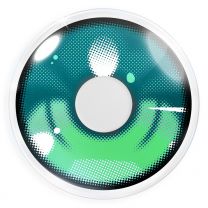 Anime Arc 3 Green - Grüne Farbige Cosplay Kontaktlinsen ohne Stärke