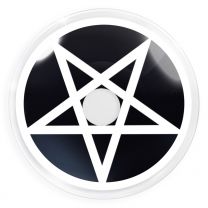 Farbige schwarze Kontaktlinsen für Cosplay und Halloween - Pentagram von MeralenS
