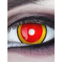 Farbige gelb-orange Kontaktlinsen für Cosplay und Halloween - Rengoku von MeralenS