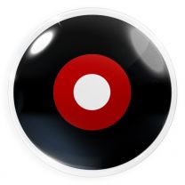 Farbige schwarz rote Mini Sclera Kontaktlinsen für Cosplay und Halloween - Ghoul 17mm von MeralenS