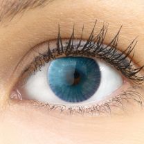 Verona Blue Blau - blaue farbige Kontaktlinsen ohne Stärke