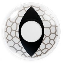 Farbige weiße Kontaktlinsen White Dragon ohne Stärke für Cosplay und Halloween von MeralenS