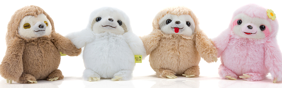 Faultier Sloth Groß Braun Plüschtier Weich und Flauschig Faultier mit Steckbaren Händen